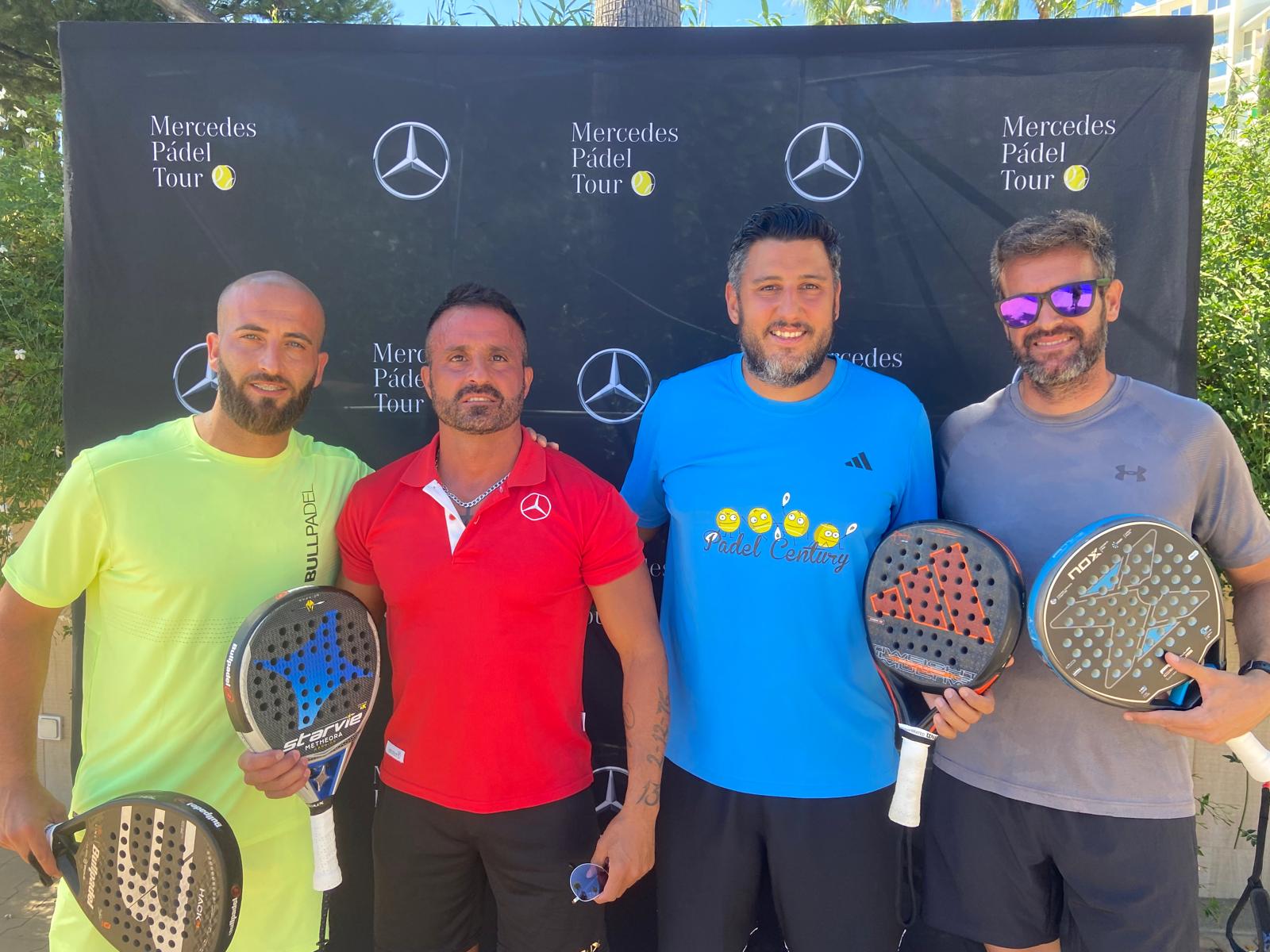 Caetano Benet celebra su torneo de pádel Caetano Benet celebra su torneo de pádel