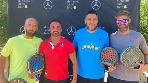 Caetano Benet celebra su torneo de pádel Caetano Benet celebra su torneo de pádel