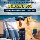 Cartel del plan de verano del Instituto Andaluz de la Mujer (IAM).