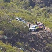 magen de uno de los días de búsqueda del joven Jay Slater en la zona del Barranco de Masca en Tenerife