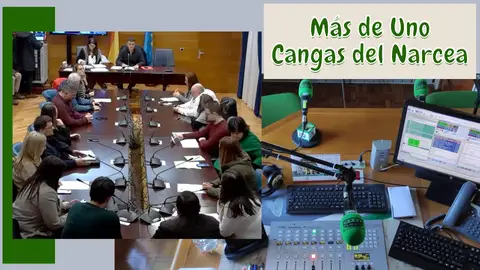 Un momento de un Pleno en Cangas del Narcea Un momento de un Pleno en Cangas del Narcea