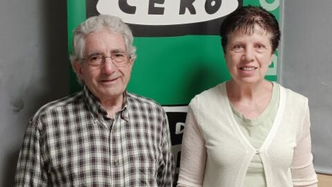 Luis Calvo y feli Campos, miembros de la Federaci&oacute;n de Pensionistas y Jubilados de CCOO del Henares