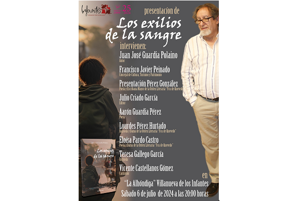 Juan José Guardia Polaino lleva "Los Exilios de la Sangre" a su lugar de nacimiento Juan José Guardia Polaino lleva "Los Exilios de la Sangre" a su lugar de nacimiento