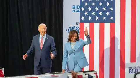 Dilema en los demócratas: Kamala Harris acapararía más voto que Biden frente a Trump Dilema en los demócratas: Kamala Harris acapararía más voto que Biden frente a Trump