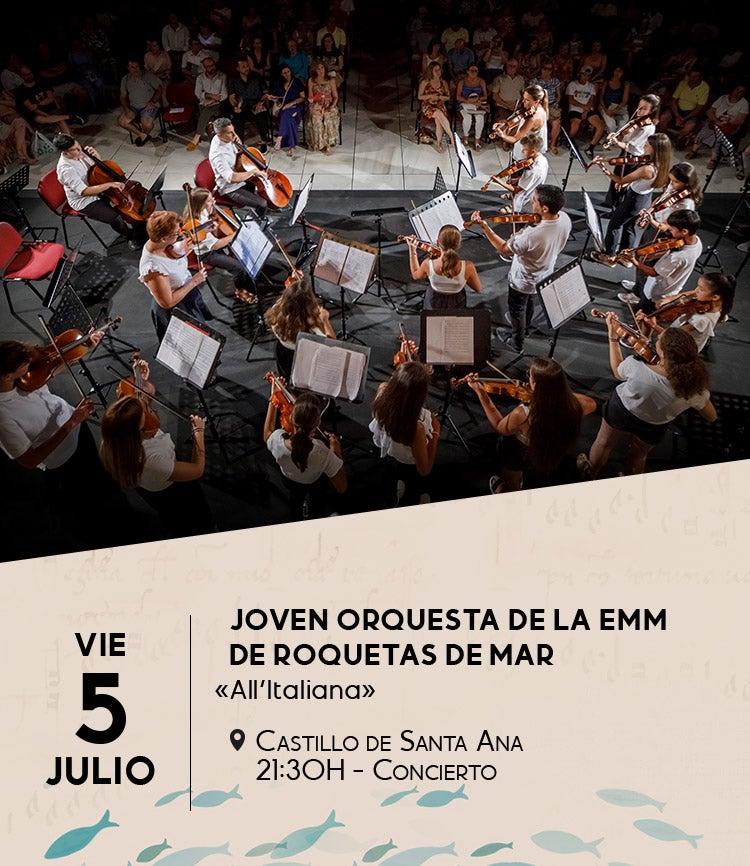 La Orquesta Joven de Roquetas, imprescindible en el Mare Musicum La Orquesta Joven de Roquetas, imprescindible en el Mare Musicum