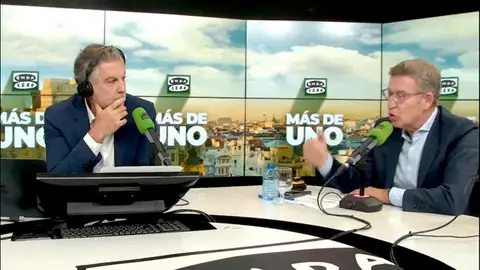 Carlos Alsina entrevista al presidente del Partido Popular, Alberto Núñez Feijóo