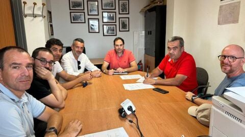 Firma de replanteo de las obras de la Casa de Cultura de T&agrave;rbena