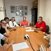 Firma de replanteo de las obras de la Casa de Cultura de Tàrbena Firma de replanteo de las obras de la Casa de Cultura de Tàrbena