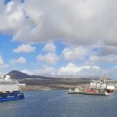 Puerto de Los Mármoles en Arrecife, Lanzarote, Canarias