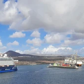 Puerto de Los Mármoles en Arrecife, Lanzarote, Canarias Puerto de Los Mármoles en Arrecife, Lanzarote, Canarias