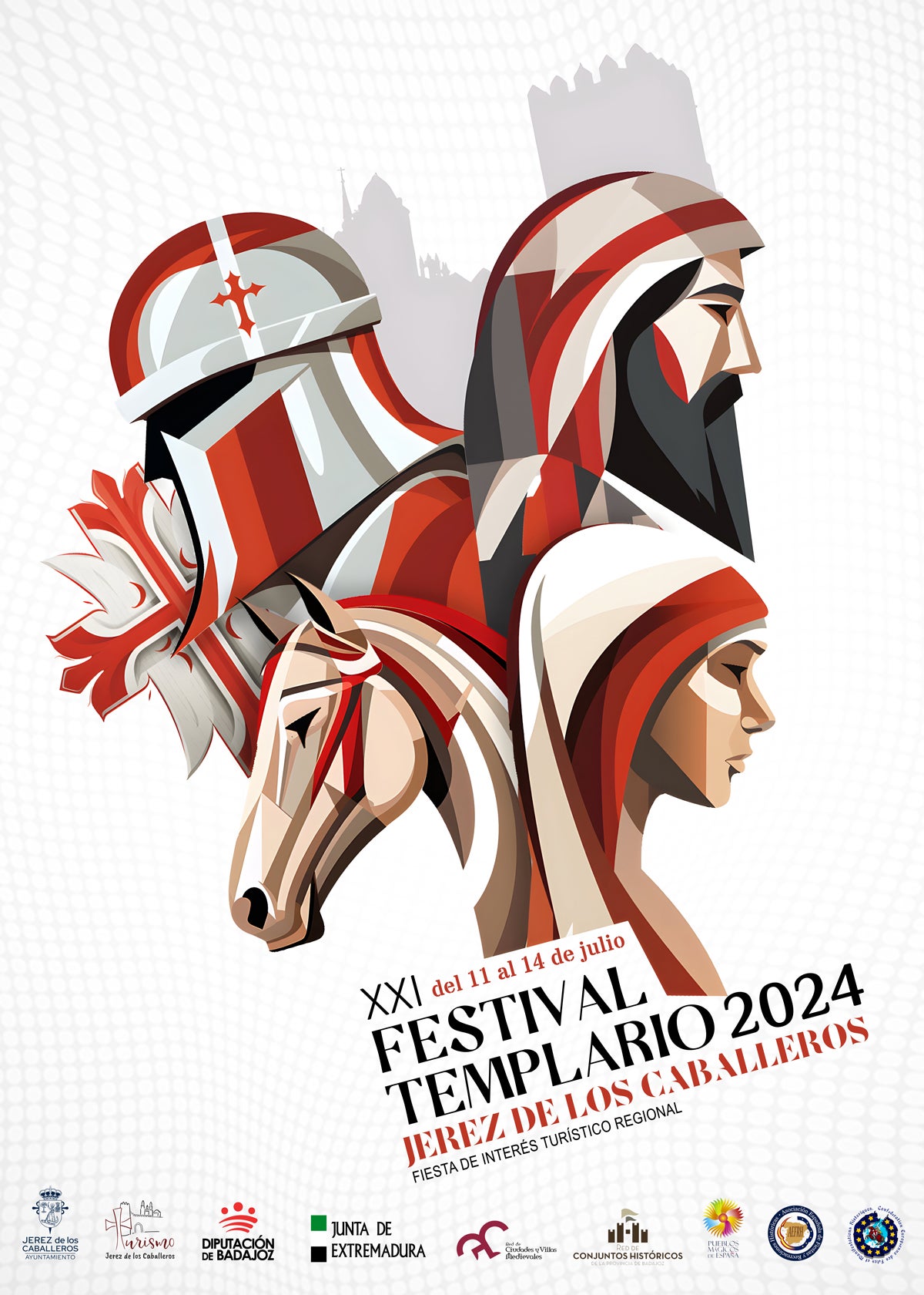 Jerez de los Caballeros revivirá su pasado histórico del 11 al 14 de julio con su XXI Festival Templario Jerez de los Caballeros revivirá su pasado histórico del 11 al 14 de julio con su XXI Festival Templario