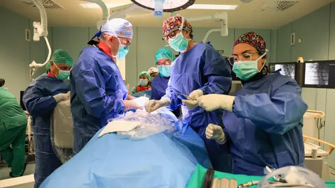 Imagen de un momento de la intervención operación