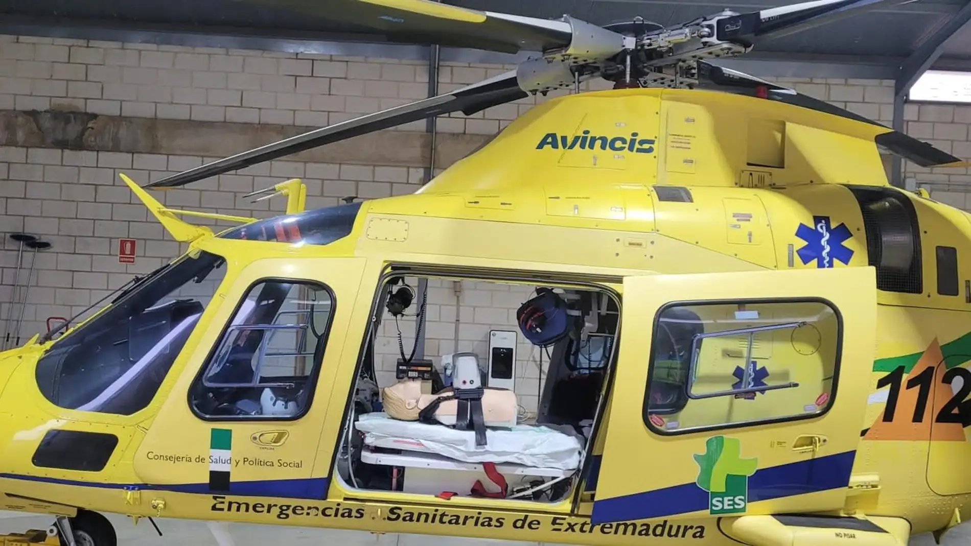 El SES contrata el servicio de transporte sanitario aéreo mediante helicóptero por 15,2 millones para cuatro años