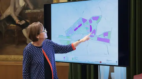 Carmen Moriyón presenta la ampliación del parque científico Carmen Moriyón presenta la ampliación del parque científico