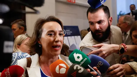 La secretaria general del PP, Cuca Gamarra El PP anima a la esposa de Sánchez a que "colabore" en su "inédita" declaración ante el juez