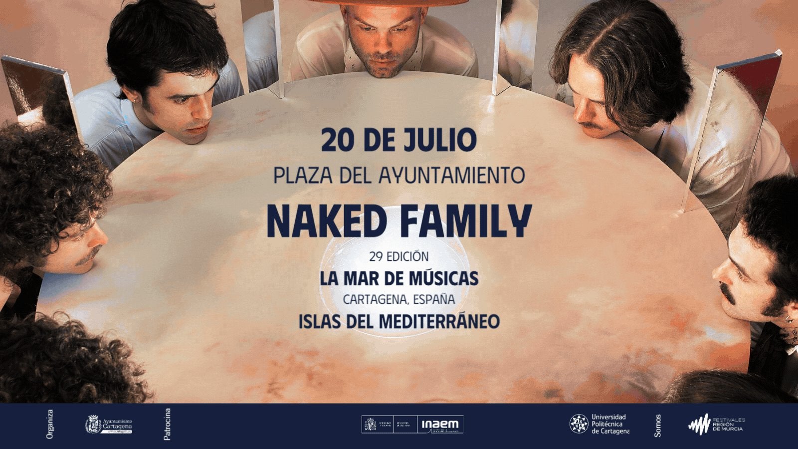 Naked Family este sábado en La Mar de Músicas Naked Family este sábado en La Mar de Músicas