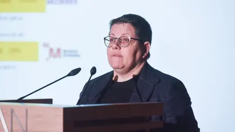 La directora del Instituto de Mujeres, Isabel García, durante un acto el pasado mes de febrero La directora del Instituto de Mujeres, Isabel García, durante un acto el pasado mes de febrero