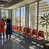 Visita del alcalde al centro de salud de La Vila recientemente