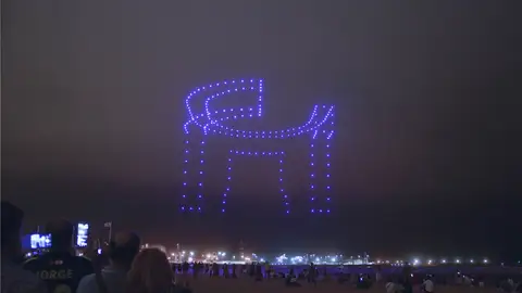 Drone Show Festival en Gijón Drone Show Festival en Gijón