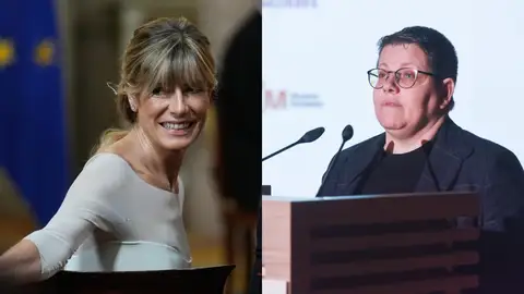 La esposa del Presidente del Gobierno Begoña Gómez y la directora del Instituto de las Mujeres, Isabel García. La esposa del Presidente del Gobierno Begoña Gómez y la directora del Instituto de las Mujeres, Isabel García.