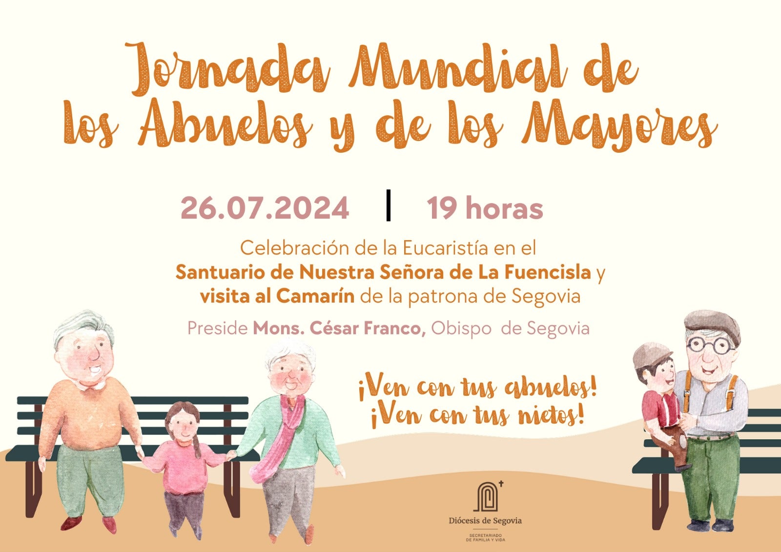 Vida Ascendente celebra el viernes 26 de julio varios actos con motivo del día de los abuelos Vida Ascendente celebra el viernes 26 de julio varios actos con motivo del día de los abuelos