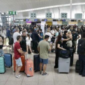 L'afectació més important de la caiguda dels sistemes informàtics ha estat a l'aeroport del Prat.