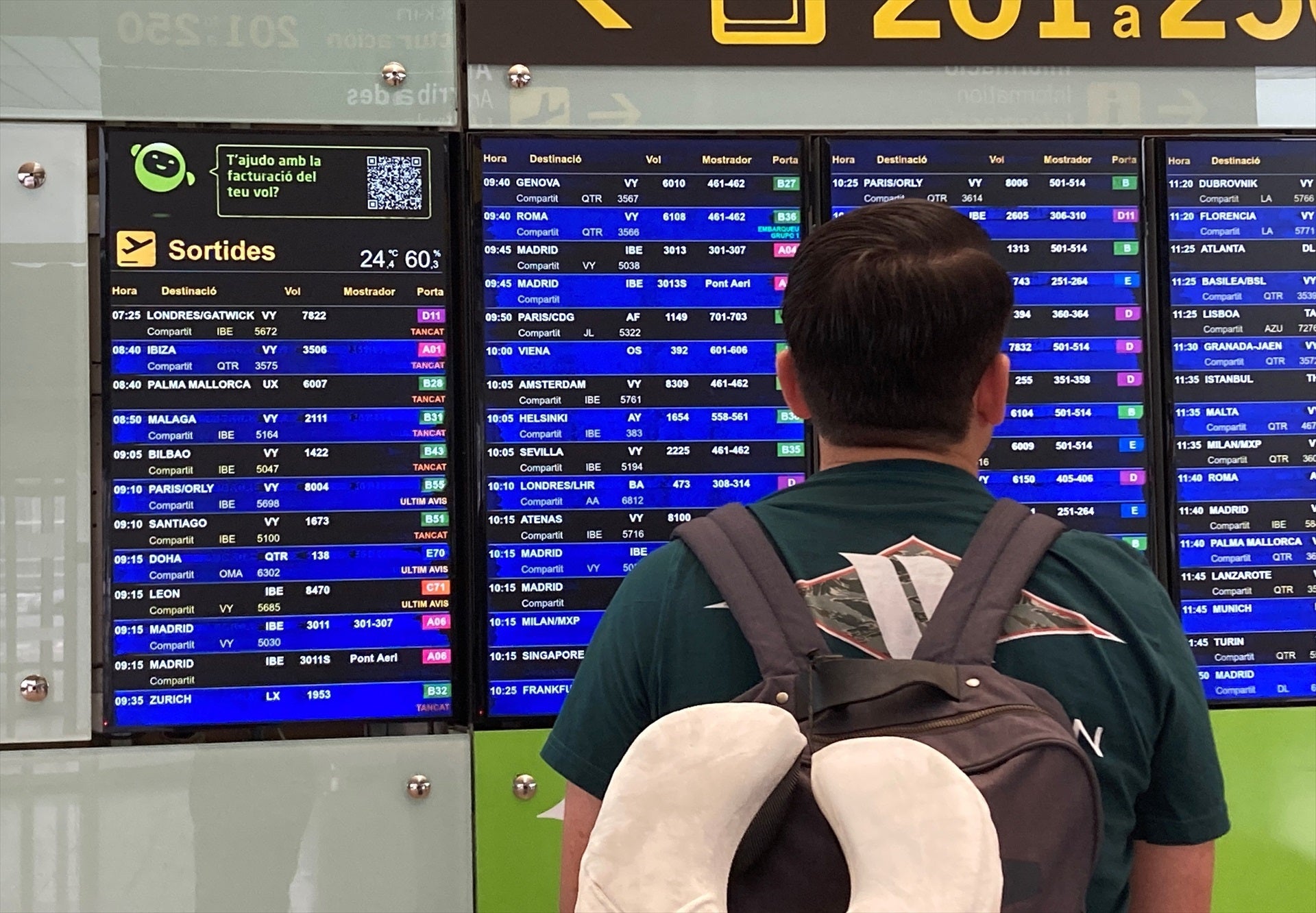 Aena recupera sus principales sistemas y las aerolíneas registran 105 cancelaciones Aena recupera sus principales sistemas y las aerolíneas registran 105 cancelaciones