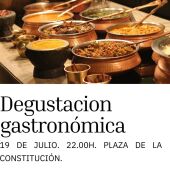 Cartel degustación gastronómica Castellar de Santiago