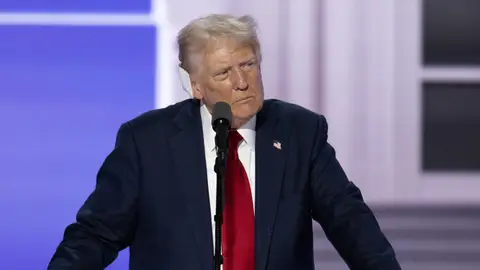 El candidato republicano a la Casa Blanca, Donald Trump Trump endurece su discurso contra Biden: "Es un hombre enfermo, débil y patético"