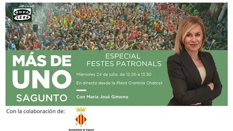 Onda Cero Sagunto saca la radio a la calle para celebrar las Fiestas Patronales 2024 Onda Cero Sagunto saca la radio a la calle para celebrar las Fiestas Patronales 2024