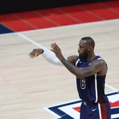 LeBron James durante un partido entre Estados Unidos y Australia LeBron James durante un partido entre Estados Unidos y Australia