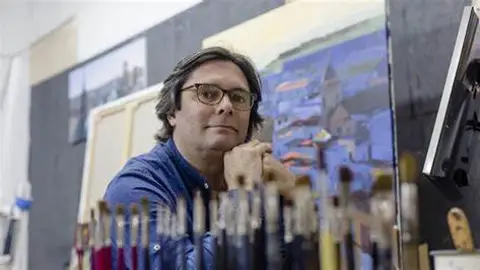 El artista Cecilio Chaves El artista Cecilio Chaves