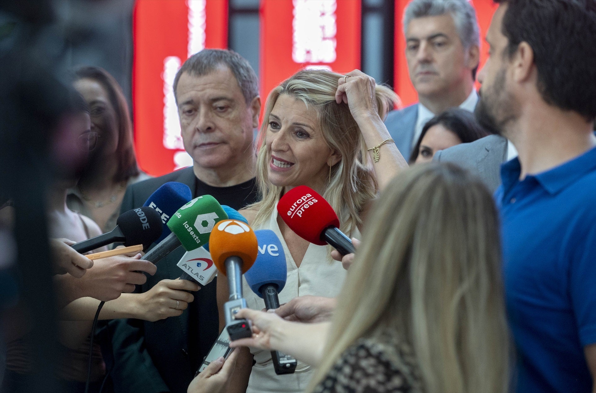 Yolanda Díaz muestra su asombro por la citación de Pedro Sánchez a declarar Yolanda Díaz muestra su asombro por la citación de Pedro Sánchez a declarar