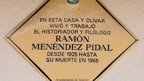 Placa Men&eacute;ndez Pidal