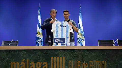 Presentación Luismi Sánchez en el Málaga CF Presentación Luismi Sánchez en el Málaga CF