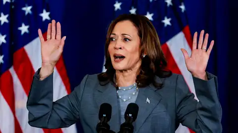 Fotografía de archivo de la vicepresidenta de EE.UU., Kamala Harris. Fotografía de archivo de la vicepresidenta de EE.UU., Kamala Harris.