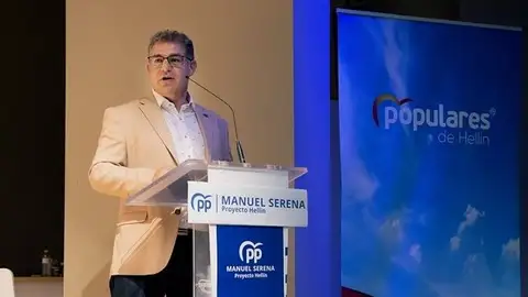 Manuel Serena, alcalde de Hellín Manuel Serena, alcalde de Hellín