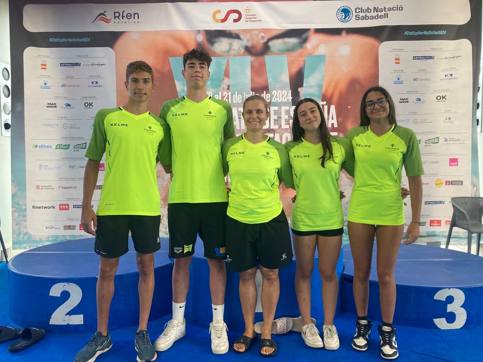 El Club Natación Tenis Elche logra seis medallas en el Campeonato de España de Verano El Club Natación Tenis Elche logra seis medallas en el Campeonato de España de Verano