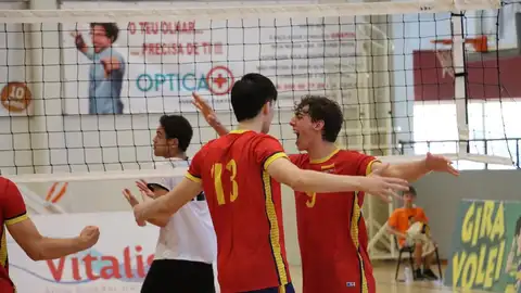 Luis Cota, jugador del Club Voley Palma Luis Cota, jugador del Club Voley Palma