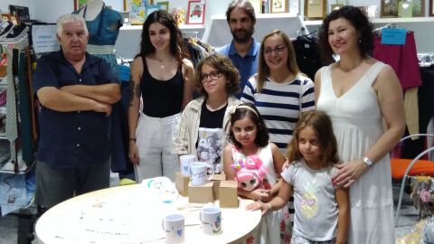 Algunas de las personas que han participado en "AFANIONARTE"