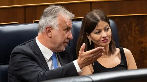 El ministro de Política Territorial y Memoria Democrática, Ángel Víctor Torres y la ministra de Infancia y Juventud, Sira Rego, El ministro de Política Territorial y Memoria Democrática, Ángel Víctor Torres y la ministra de Infancia y Juventud, Sira Rego/ Eduardo Parra / Europa Press