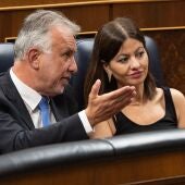 El ministro de Política Territorial y Memoria Democrática, Ángel Víctor Torres y la ministra de Infancia y Juventud, Sira Rego/ Eduardo Parra / Europa Press