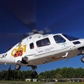 Imagen de recurso de un helicóptero del Centro de Emergencias Sanitarias 061.