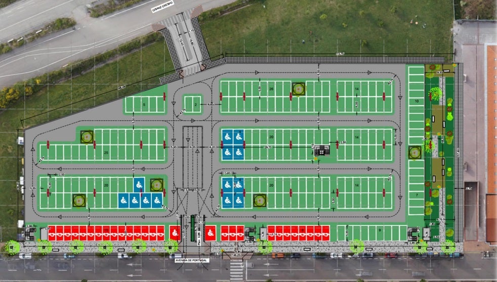 Adjudicadas por 4,5 millones las obras del aparcamiento disuasorio de la avenida de Portugal Adjudicadas por 4,5 millones las obras del aparcamiento disuasorio de la avenida de Portugal