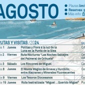 Turismo invita a descubrir los encantos naturales de Orihuela en las rutas turísticas de agosto 
