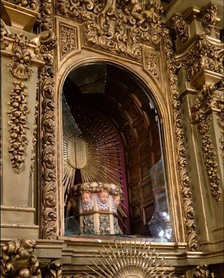 Tres detenidos por el robo de la Virgen de las Virtudes de Santa Cruz de Mudela Tres detenidos por el robo de la Virgen de las Virtudes de Santa Cruz de Mudela