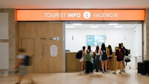 Oficina tur&iacute;stica en el Aeropuerto de Val&egrave;ncia