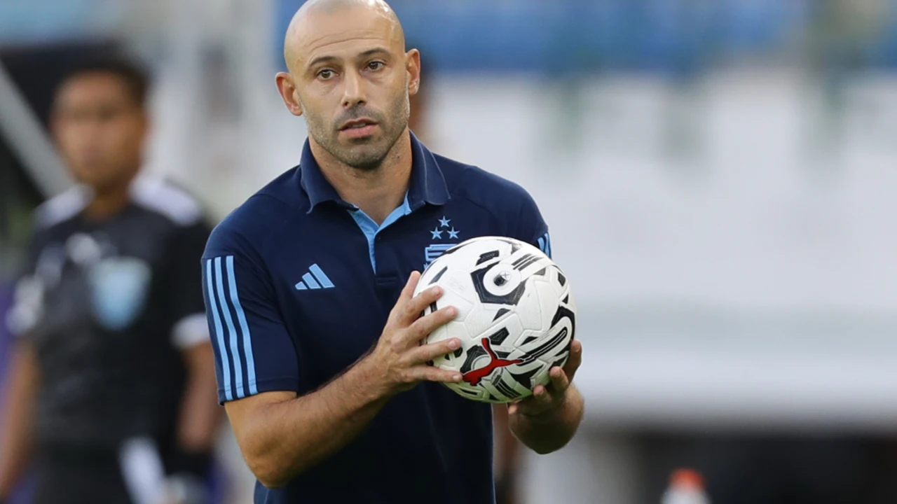 El seleccionador de Argentina Javier Mascherano en foto de archivo de Rayner Peña R. EFE