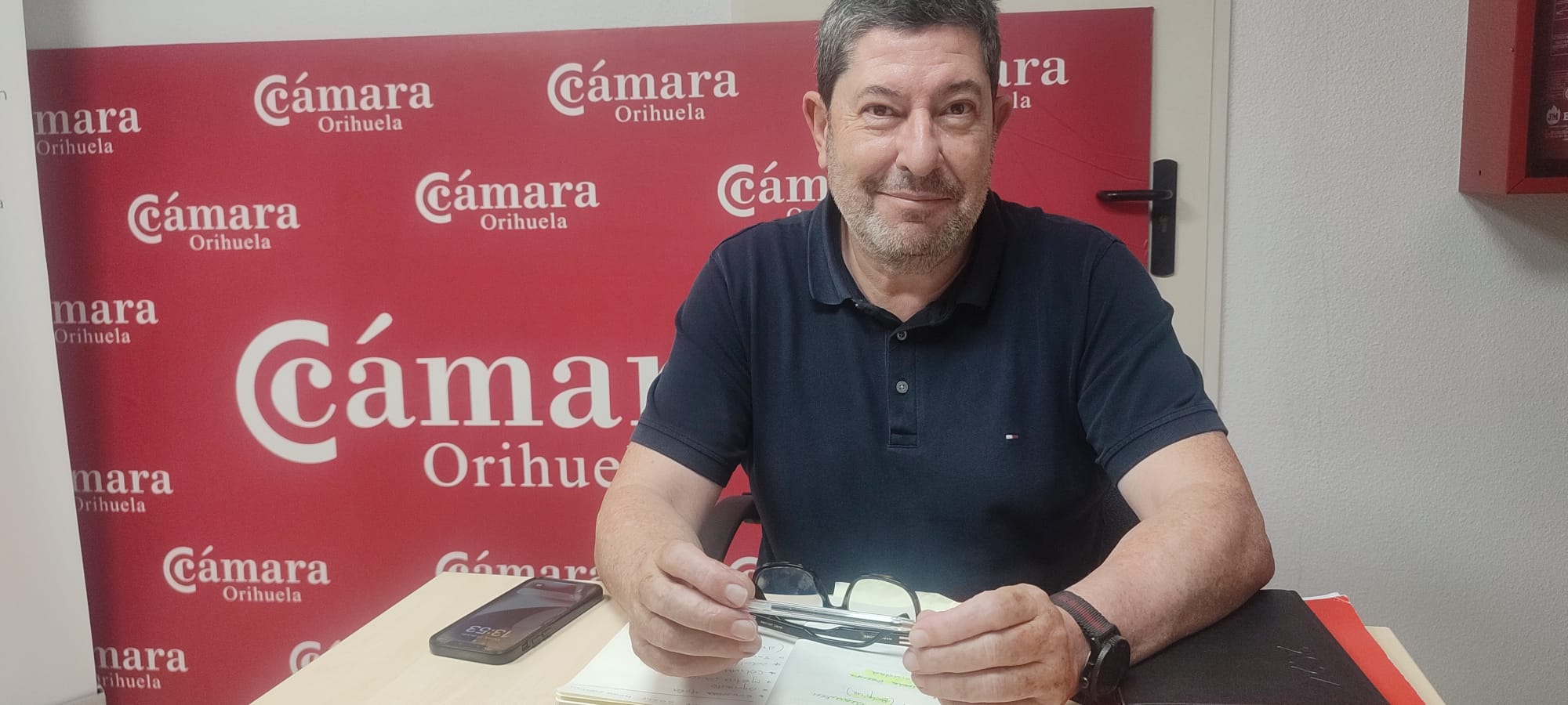 El presidente de Cámara Orihuela, Mario Martínez, nos ofrece información de interés para comercios y empresas El presidente de Cámara Orihuela, Mario Martínez, nos ofrece información de interés para comercios y empresas
