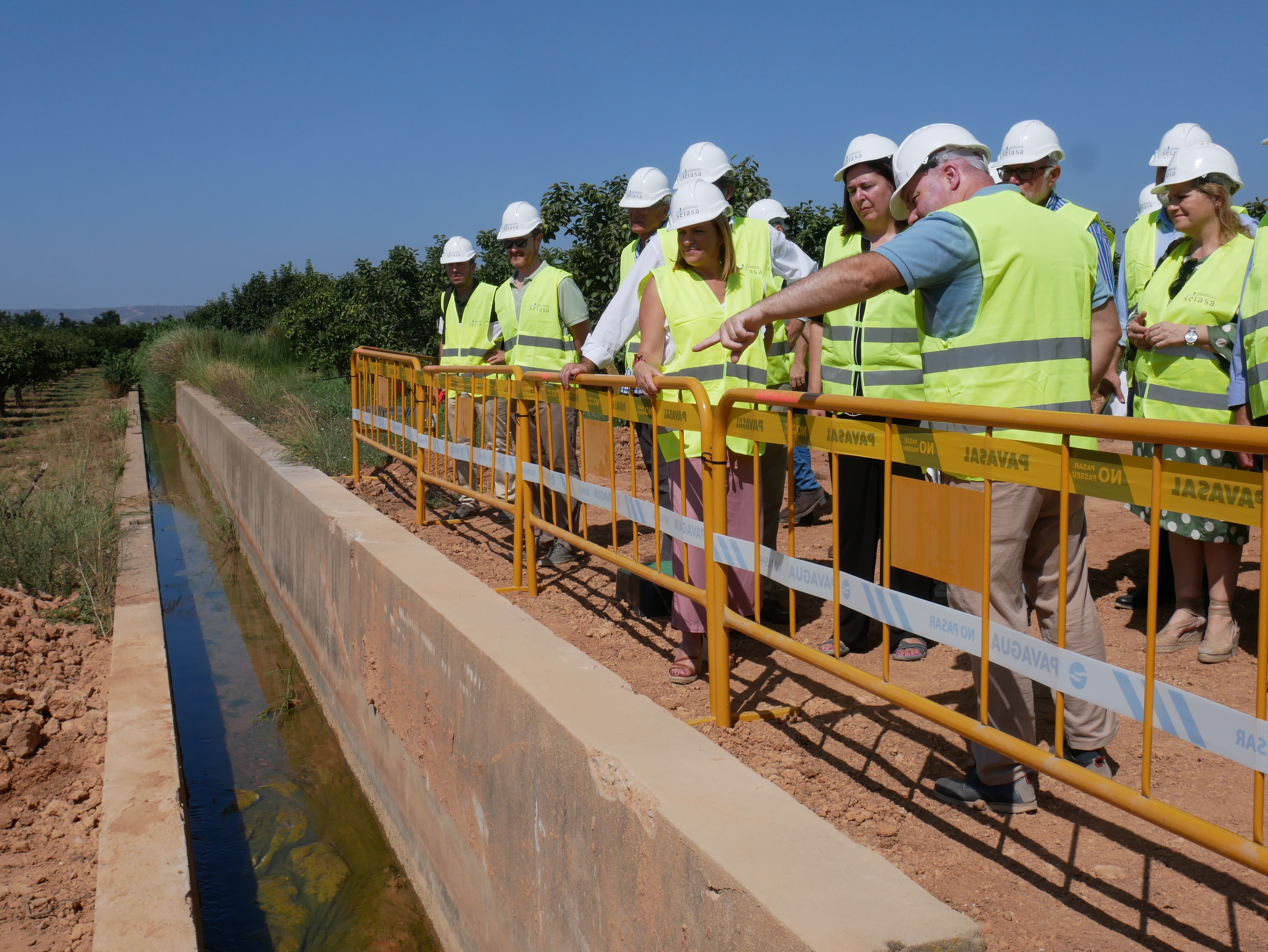 Las obras en la Acequia Real del Júcar permitirán trasladar 35 hectómetros cúbicos de agua a l'Albufera Las obras en la Acequia Real del Júcar permitirán trasladar 35 hectómetros cúbicos de agua a l'Albufera